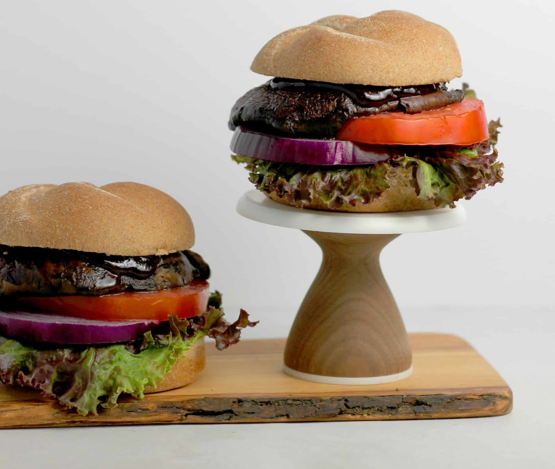 Portobello-Pilze: beliebter Fleischersatz für Burger Pattys